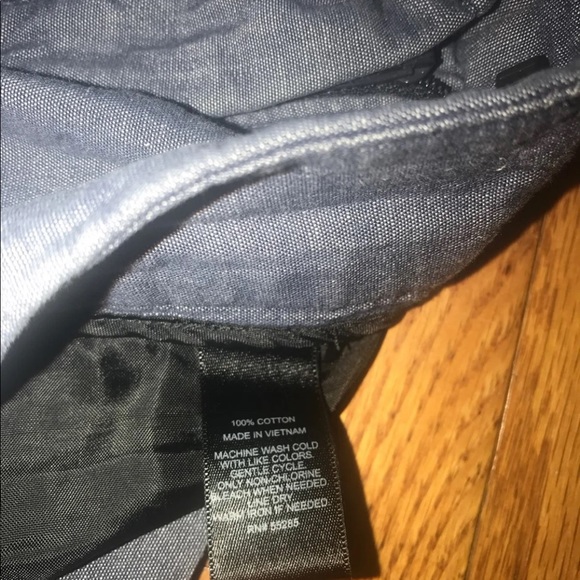 EXPRESS Editor Blue Denim Summer Capri Pants 4 - Picture 7 of 8